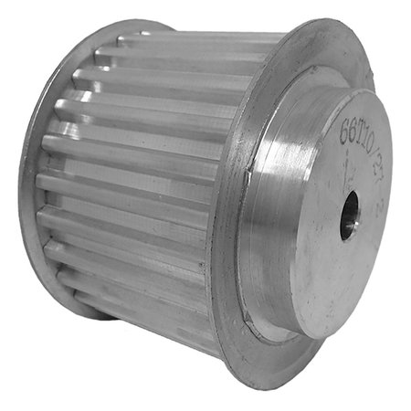 B B MANUFACTURING 66T10/27-2, Timing Pulley, Aluminum 66T10/27-2
